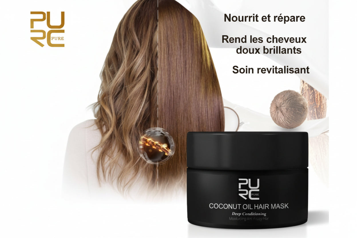 Masque Capillaire Nourrissant à la Noix de Coco