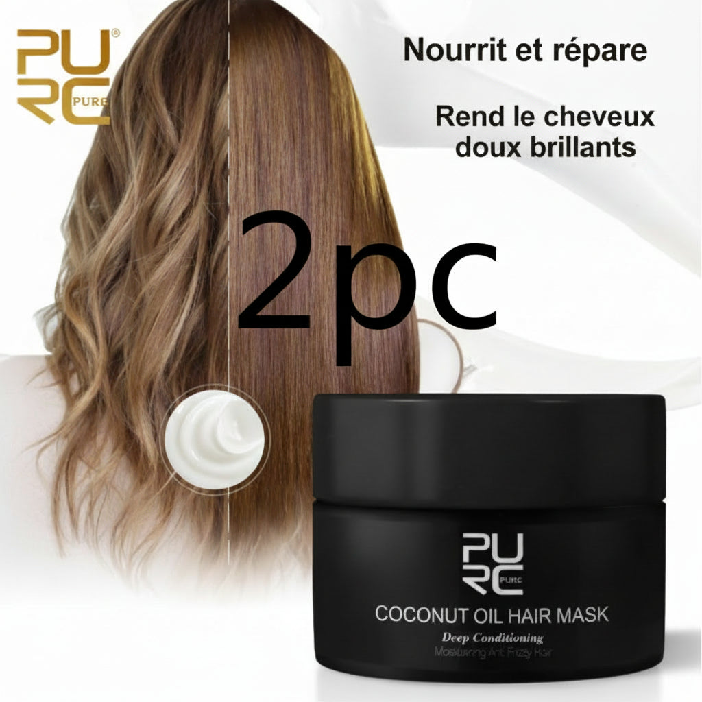 Masque Capillaire Nourrissant à la Noix de Coco