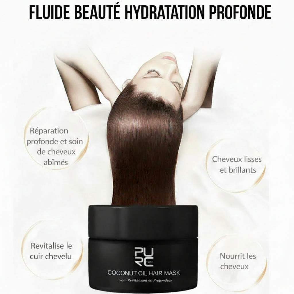 Masque Capillaire Nourrissant à la Noix de Coco