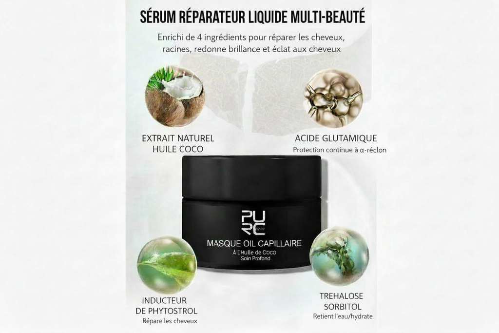 Masque Capillaire Nourrissant à la Noix de Coco